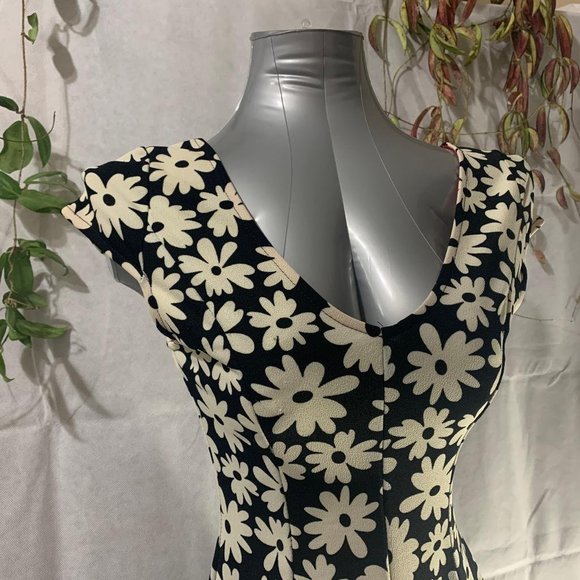 🌀 Black Bead Spandex Mini Dress - Picture 2 of 11